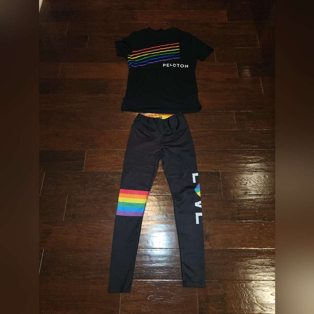 Peloton pride outfit